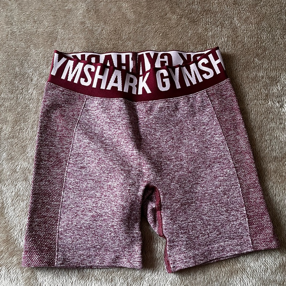 Gymshark flex shorts claret red marl